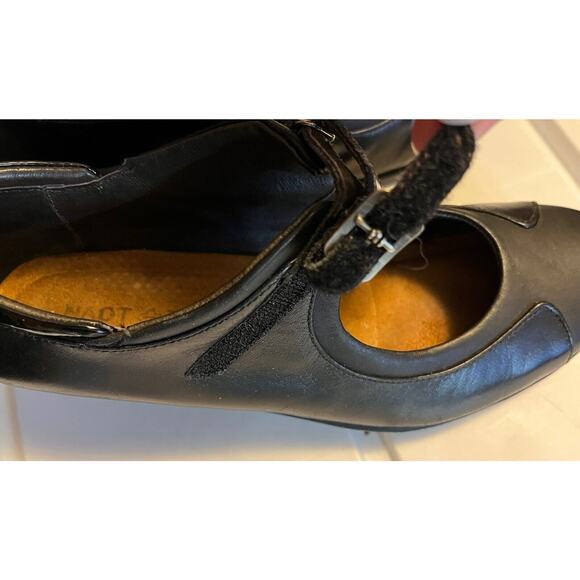Naot Dashing Mary Jane Shoes Women’s Sz 8 Black Leather Comfort Heel Pump Career - Picture 7 of 11